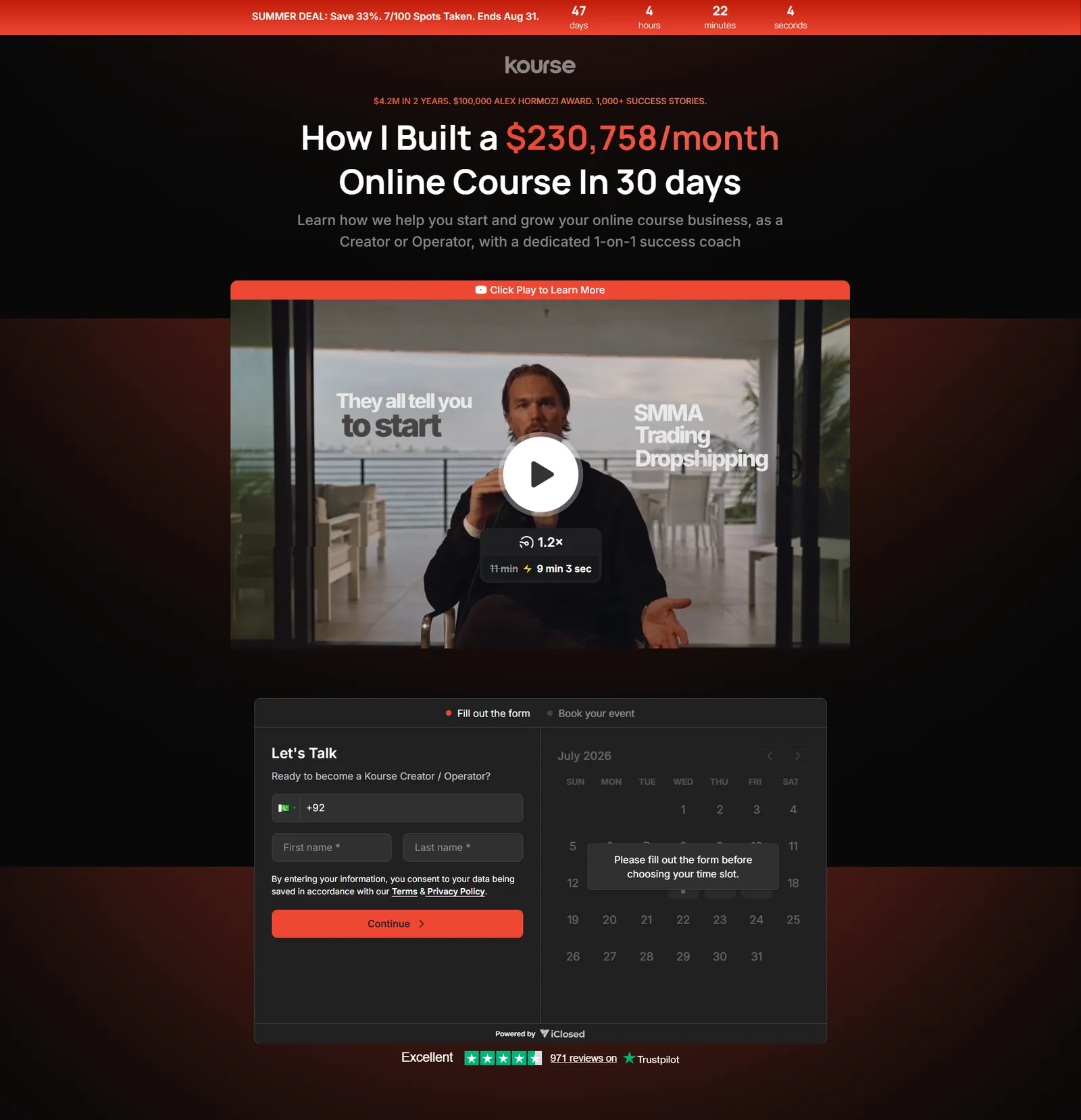 How I Built a $230,758/month Online Course In 30 days