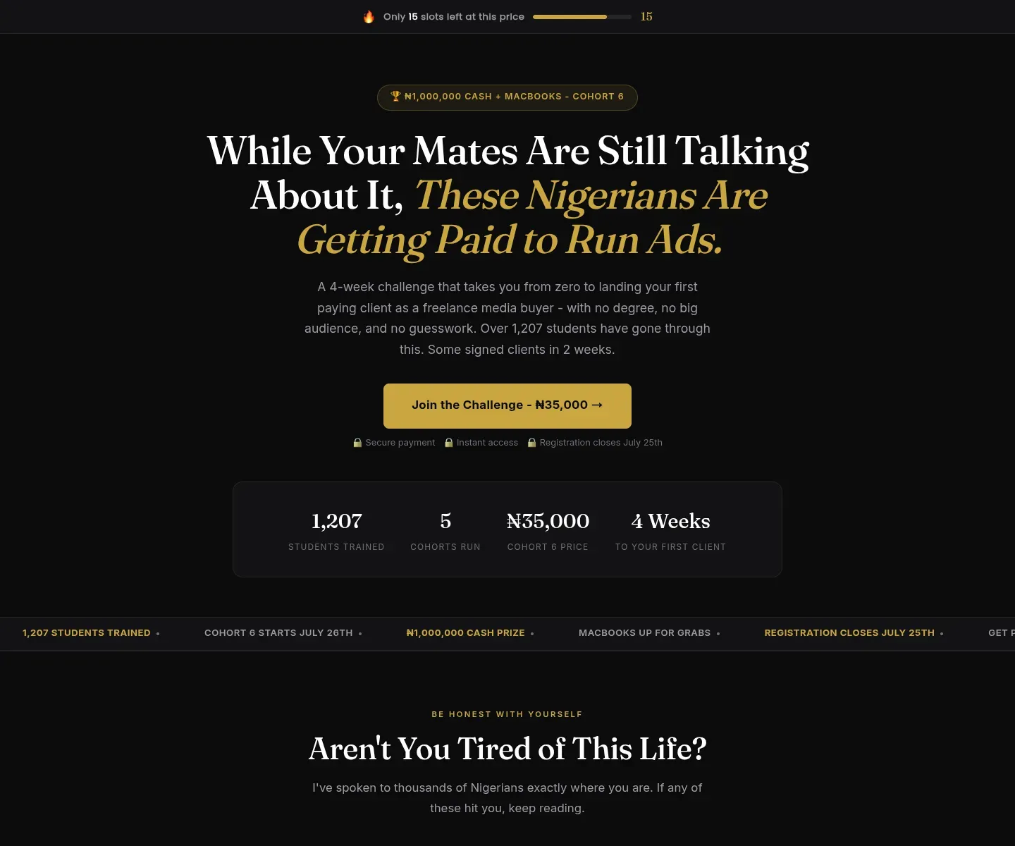 4-Week Media Buying Challenge