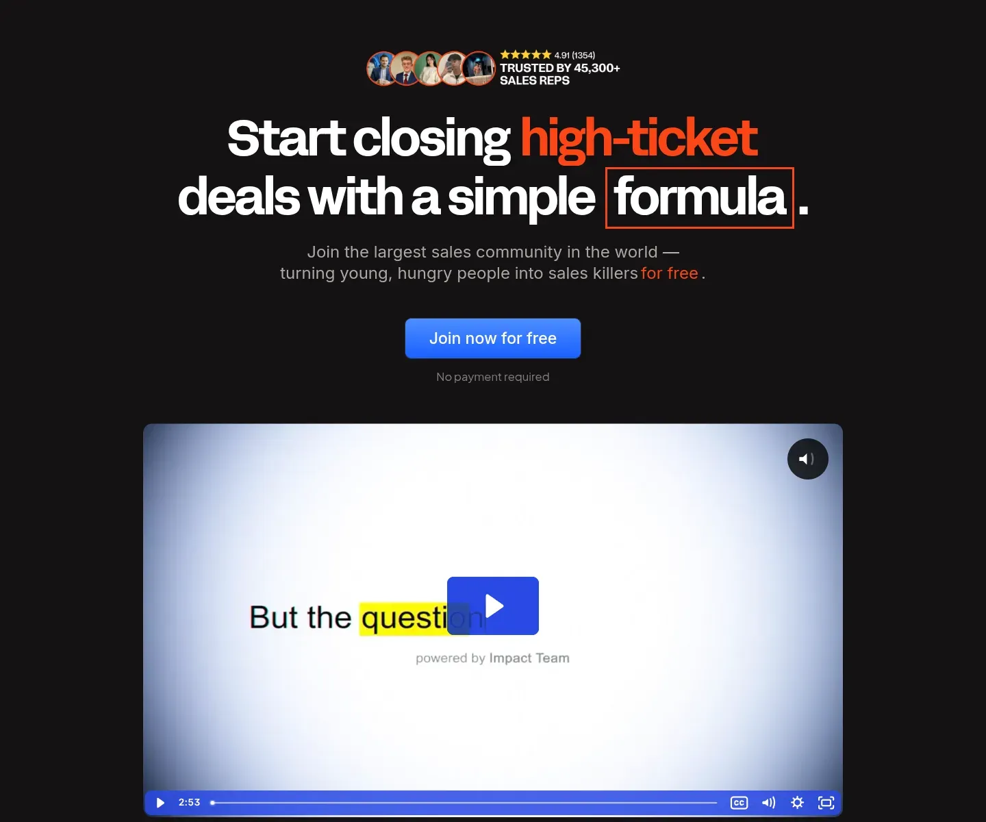 Andres's Impact Team Community Join Funnel